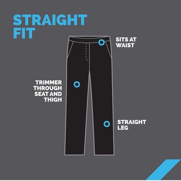 Savane 40X30 L Stone Blue Flat Front Performance Chino Pants New - Picture 3 of 5